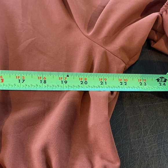 Fashion‎ Women XXL Cropped Top Flared Sleeves Keyhole Neck Peasant Boho Fall - Picture 5 of 9